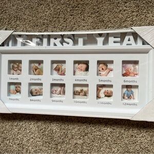 My First Year Baby Photo Frame